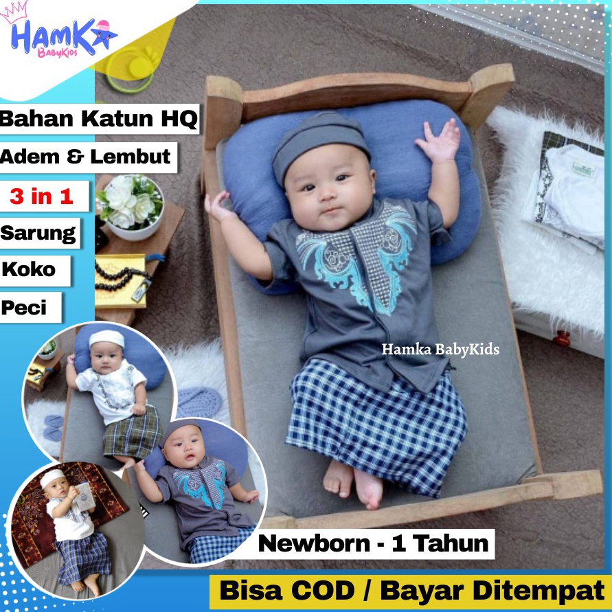 Star baju koko bayi  6 bulan new born laki laki 6 12 bulan ozuka setelan koko sarkoci bayi buruan