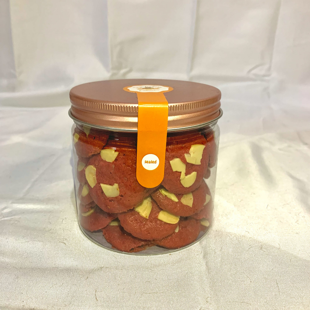 

redvelvet mini cookies kue kering premium