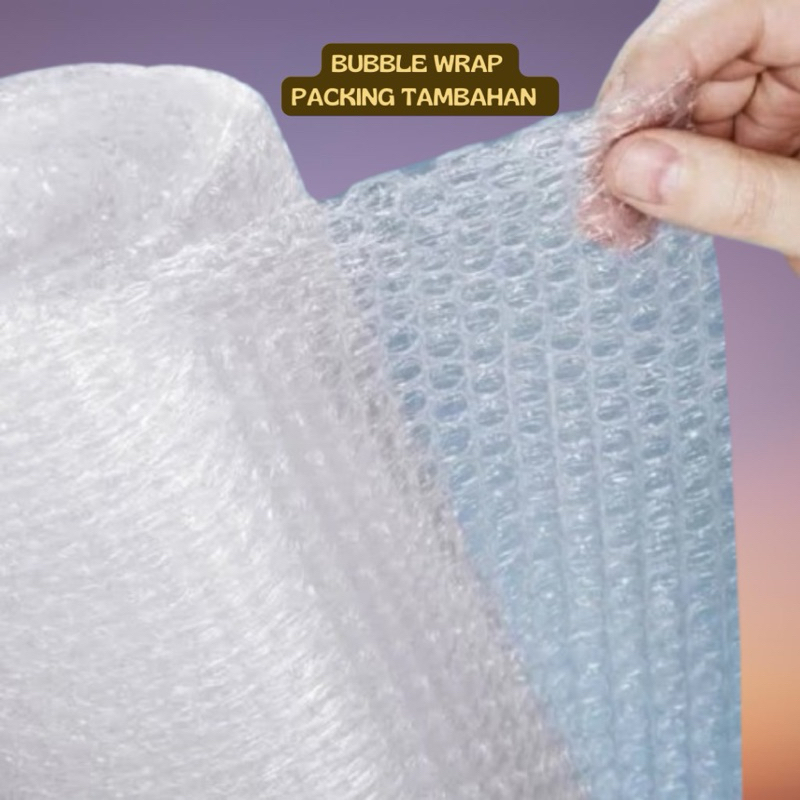 

EXTRA BUBBLE WRAP Hanya Tambahan untuk Packing Tidak di Jual Terpisah