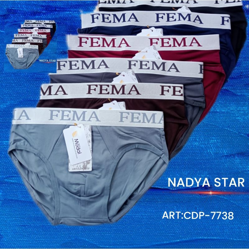 Celana boxer pria segitiga Fema Celana dalam boxer segitiga fema