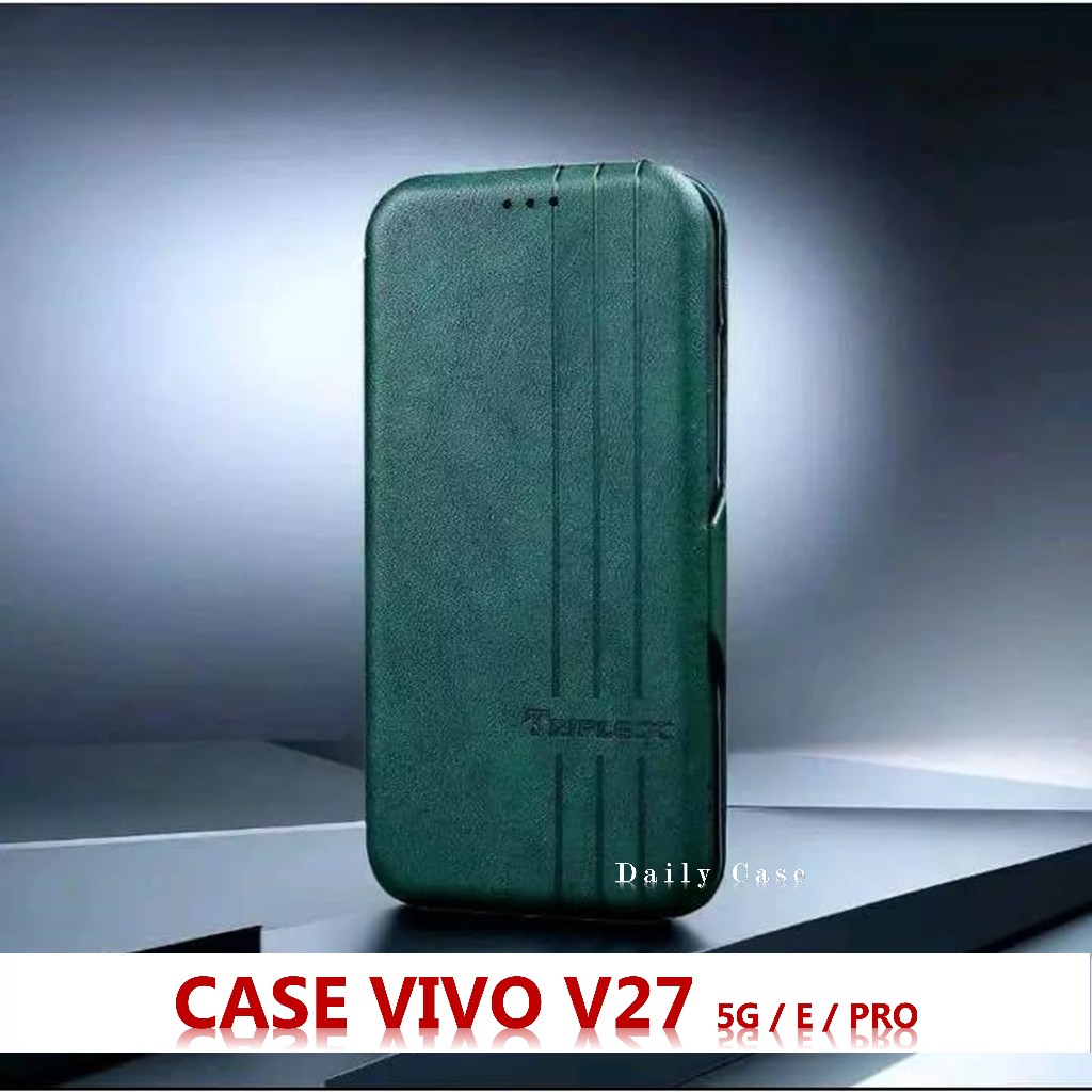 Flip Case VIVO V27 5G / V27e / V27 PRO TripleX Leather High Quality Protection