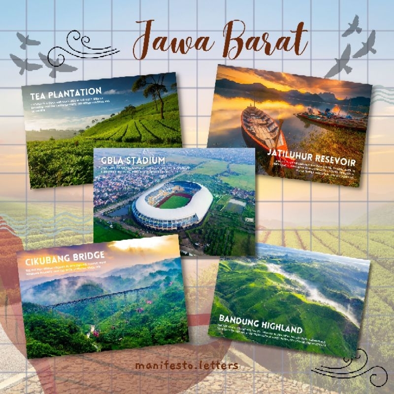 

Postcard Jawa Barat | Kartupos Kebun Teh | Waduk Jatiluhur | Jembatan