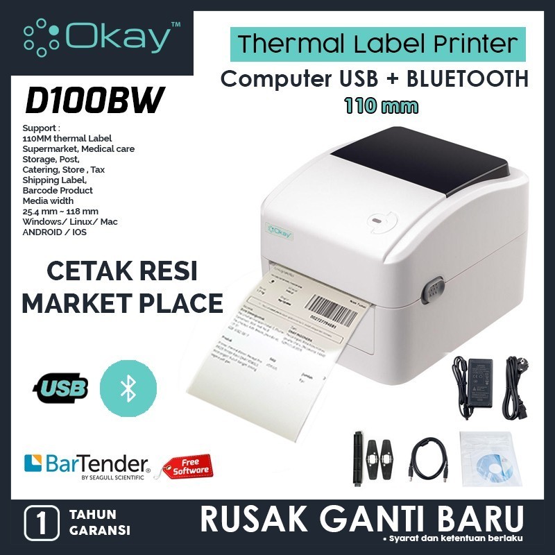 

Promo Label Barcode Thermal Stiker [80 x 50] Label Barcode Olshop Label Pengiriman 80x50 mm Isi 500