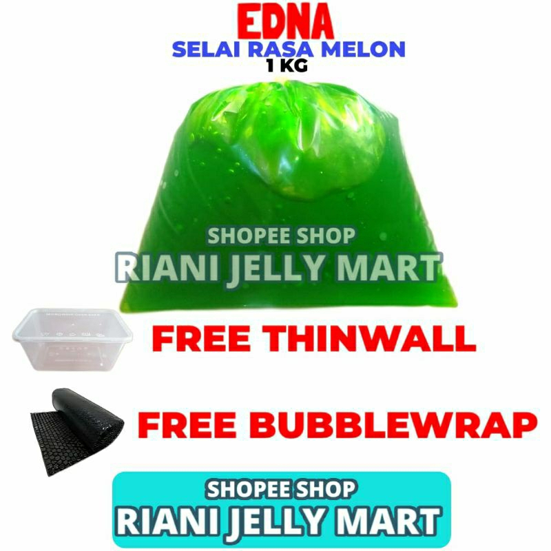 

Selai Rasa Melon 1 KG Repacked Edna