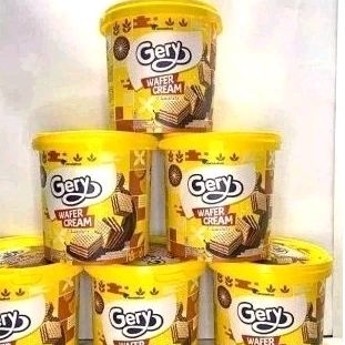 

Gery Wafer Cream Chocolate 1 Dus isi 6 Kaleng