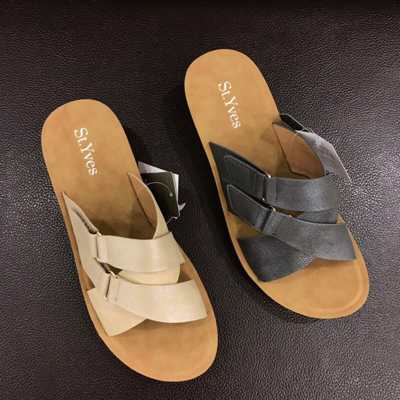 St.Yves WQ62 sandal selop wanita | sandal flat St.yves ori matahari