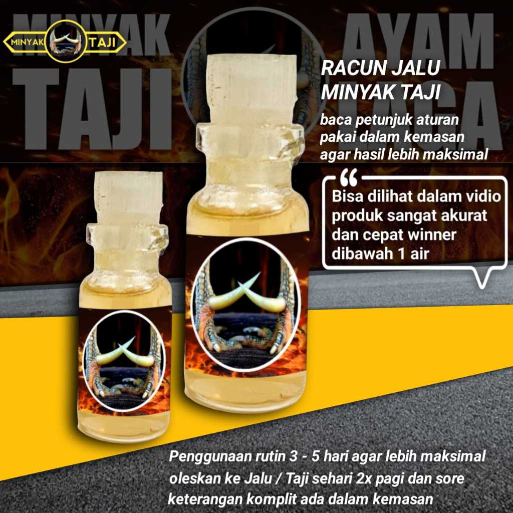 doping ayam bangkok vitamin jago minyak taji racun jalu