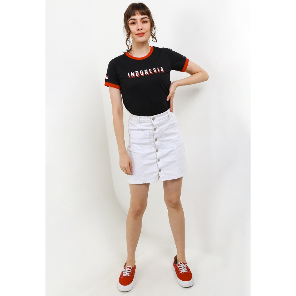 Giordano   Women's Printed Tee National Day (Ori Baju Wanita)