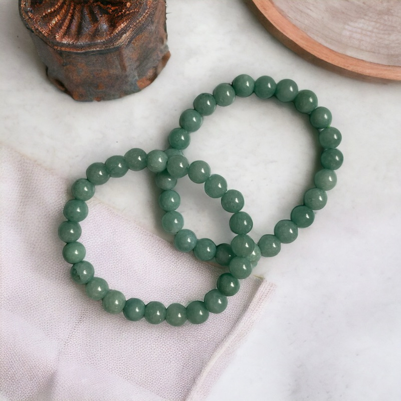 Dyed color myanmar jade bracelet