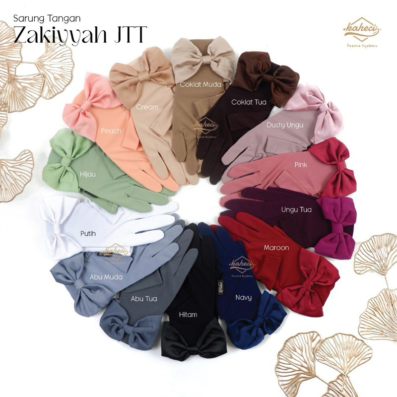 ST Zakiyyah | sarungtangan | kaheci indonesia | Sarungtangan jari telunjuk jempol terbuka| saeung ta