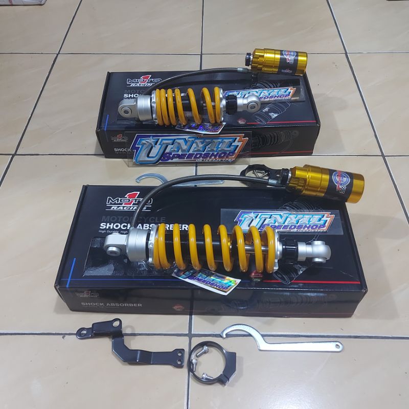Shock breaker belakang ninja R RR SS by MOTO 1 RACING RIBOUND FUNGSI ORIGINAL