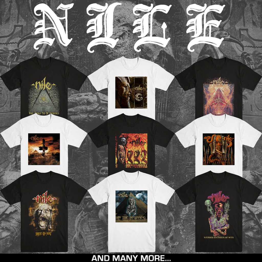 NILE | T-SHIRT BAND | TECHNICAL DEATH METAL | MERCHANDISE