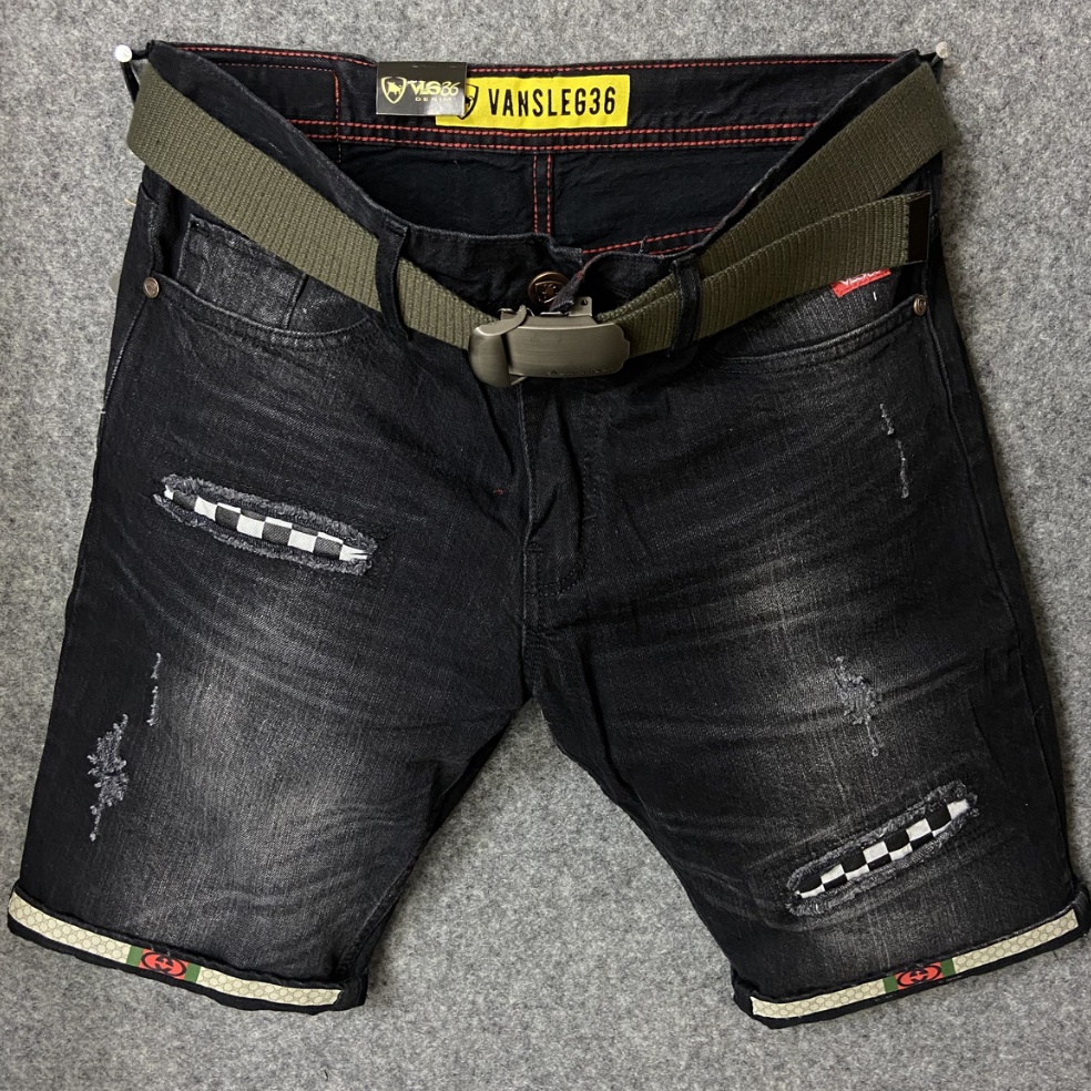 Terbagus Celana Jeans Pendek Sobek Pria Keren VLG
