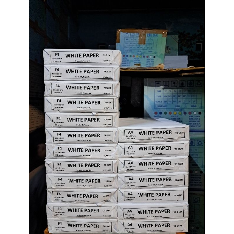

PROMO !! Kertas HVS A4 / F4 Putih 75gr | Fotokopi | Print Murah
