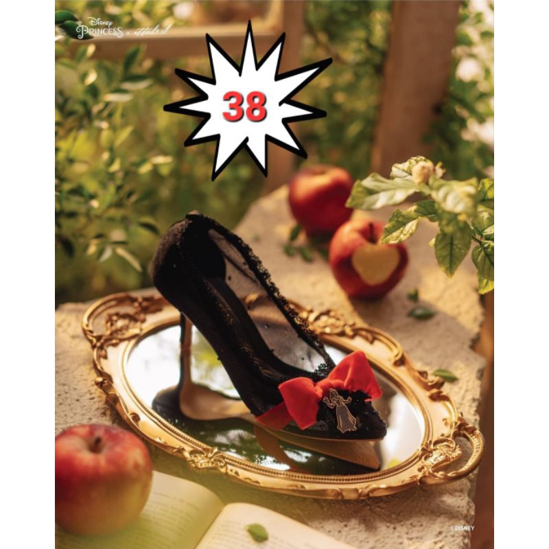 Disney Princess x Ittaherl : Snow White 60mm Pointy Ink (New - size 38)