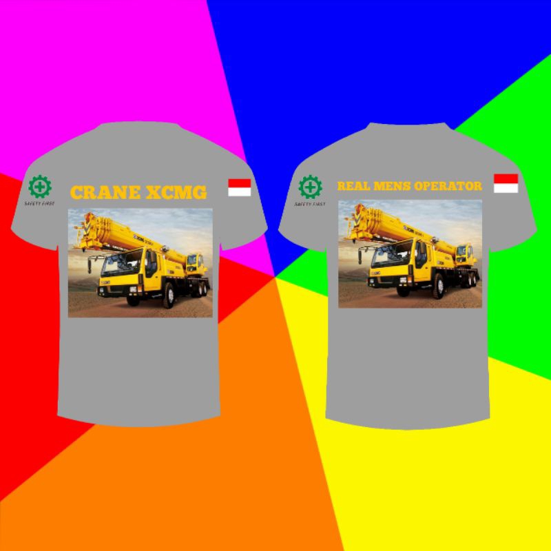 Kaos operator Crane mobile kaos operator muda