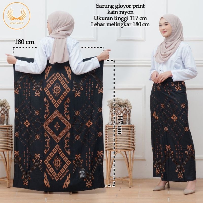 SARUNG GOYOR SANTRIWATI PUTRI / SARUNG WANITA / SARUNG AQIL / SARUNG BATIK / SARUNG SANTRIWATI