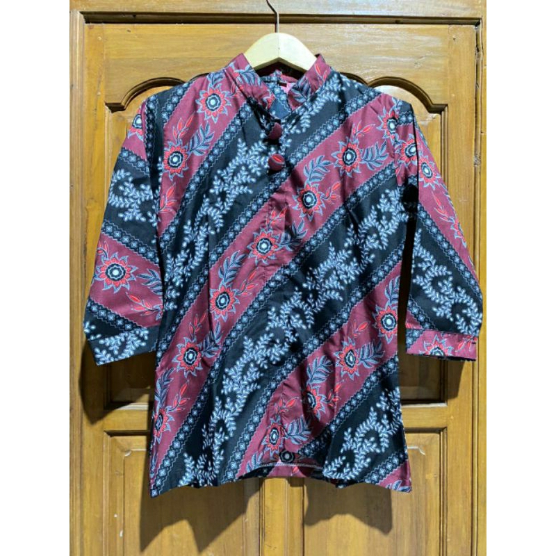 Blouse Batik Wanita - Preloved Atasan Batik Wanita/Preloved Blouse Batik Murah/Preloved Blouse Batik