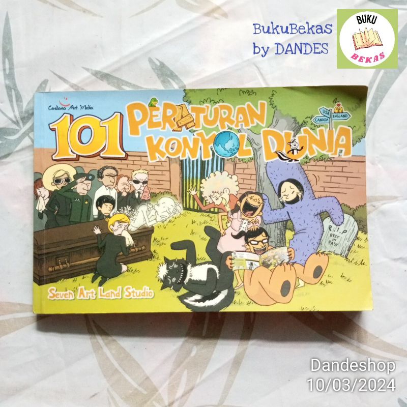 101 Peraturan Konyol Dunia by Seven Art Land Studio - Komik Strip Indonesia Lucu Buku Humor Komedi B