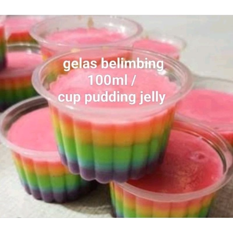 cup agar-agar belimbing +tutup