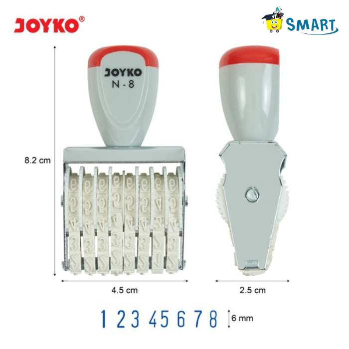 

(1BIJI)JOYKO STEMPEL N8 ( 8 ANGKA )