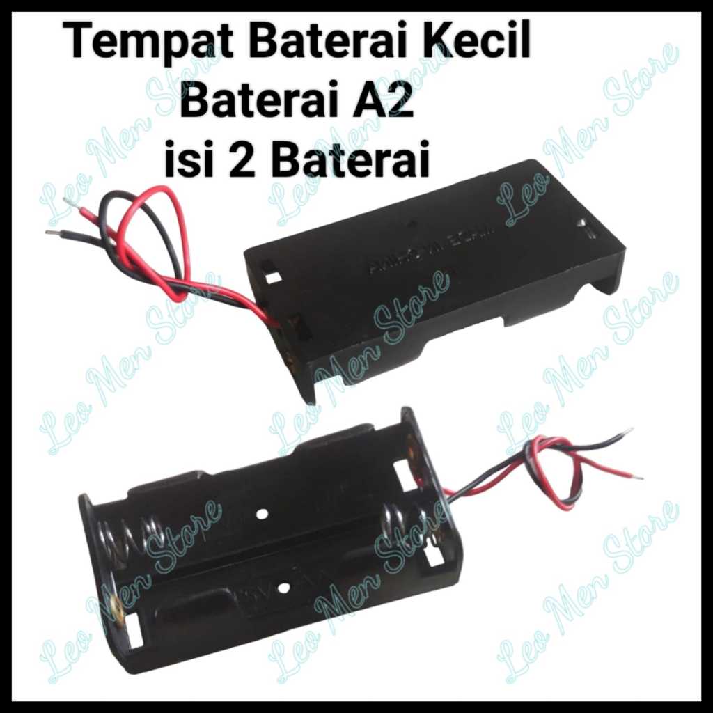 Tempat Baterai Kecil A2~Dudukan Baterai Kecil A2~Kotak Baterai Kecil A2~2 Slot
