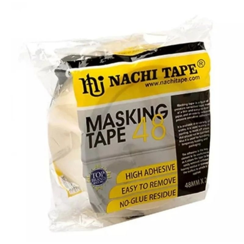 

Lakban Kertas Nachi 2 Inch / Masking Tape 48 mm x 20 Yard