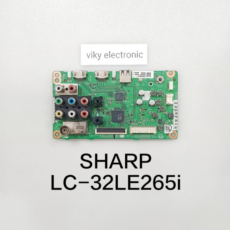 SHARP LC-32LE265i mesin tv mb modul mainboard tv SHARP LC-32LE265i