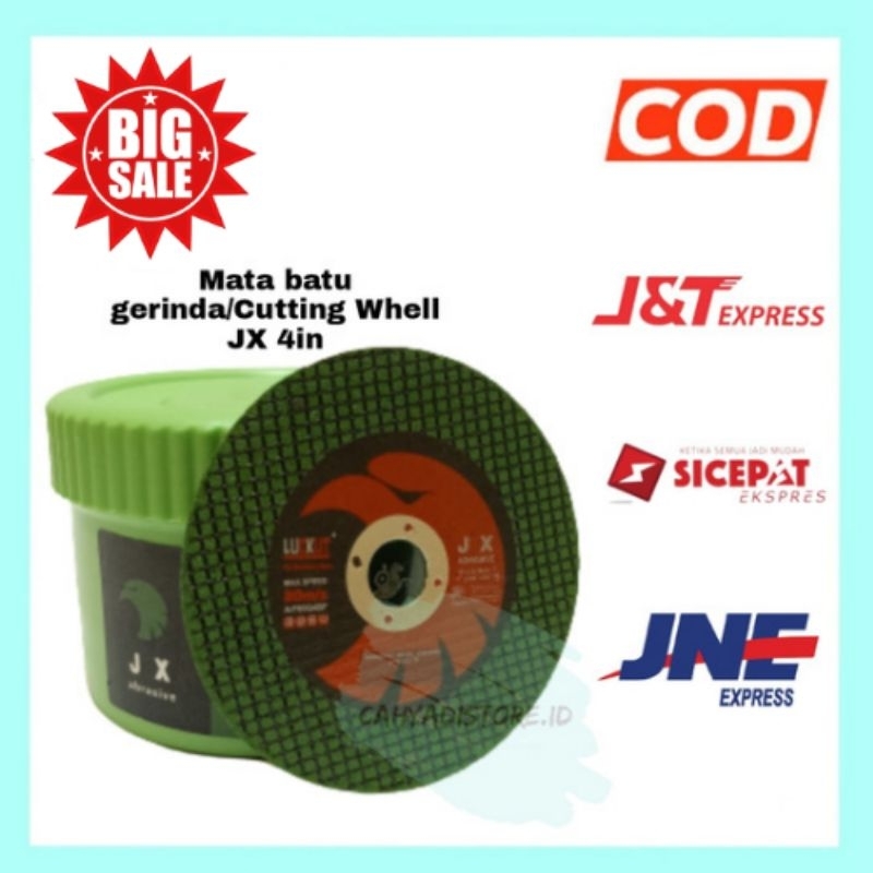 [PROMO CUCI GUDANG] Mata batu potong/Cutting whell 4IN/Gerinda potong JX Jian Xiang