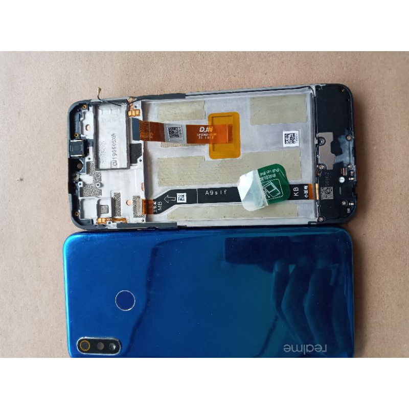 Lcd Tc Hp Realme 3 Oppo A5S A12 A7 Lcd Ori cabutan normal Bonus Casing