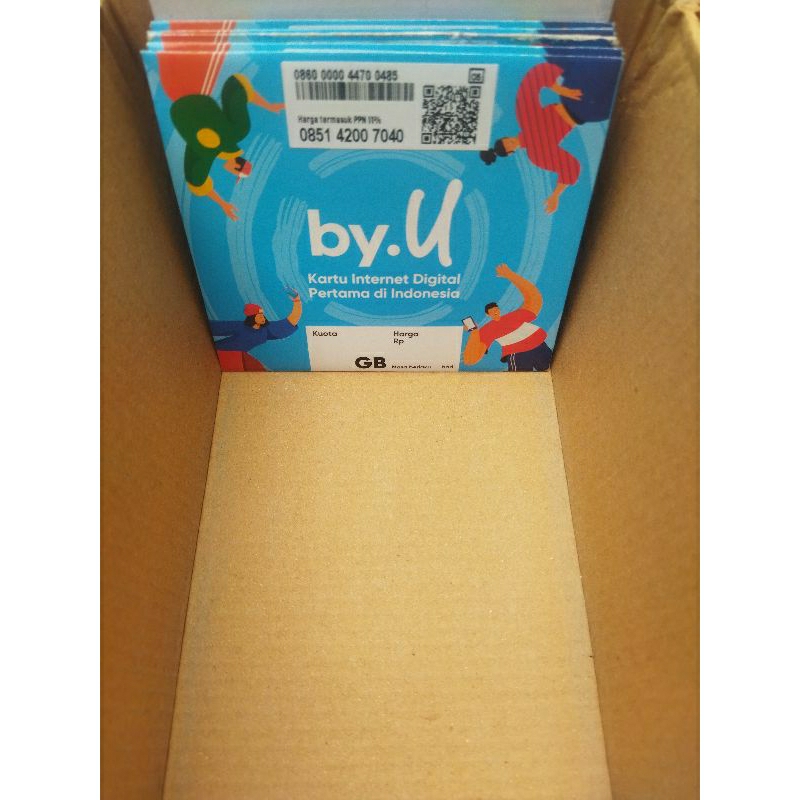 NOMOR CANTIK / KARTU PERDANA BY.U SUDAH REGISTRASI / KARTU PERDANA REGISTRASI / KARTU SIAP PAKAI