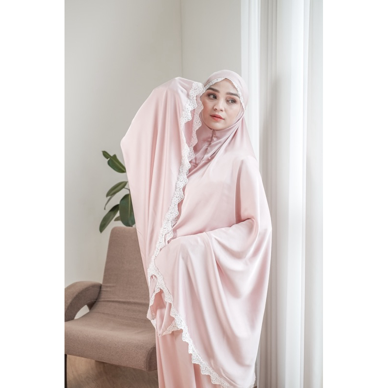 mukena traveling premium silk