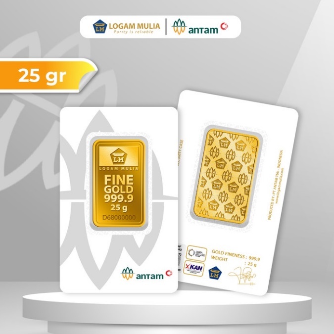 LM ANTAM 25 GR CertiCard 2024 Terbaru