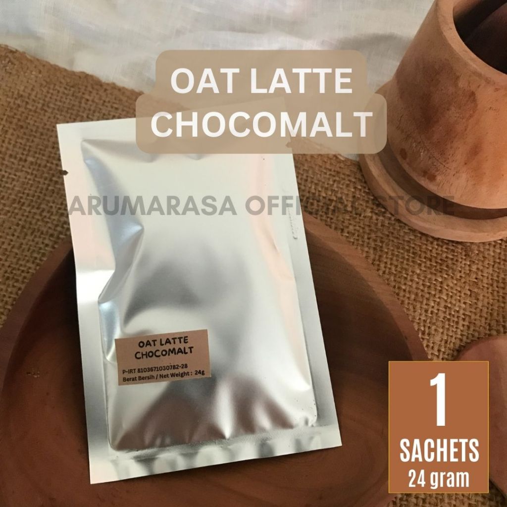 

Instant Oat Latte Chocomalt - Single Sachet 24g - Vegan Friendly