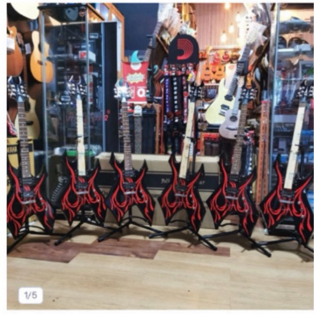 Gitar elektrik Bc rich original warlock metal rock