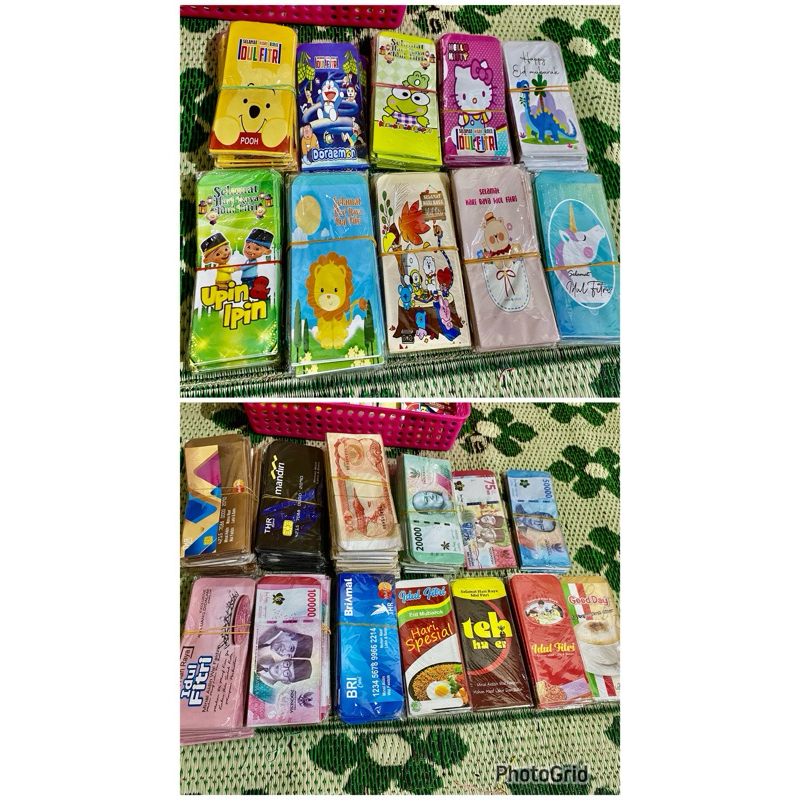 

amplop jumbo ready stok siap pakek motif viral uang tanpa di lipat