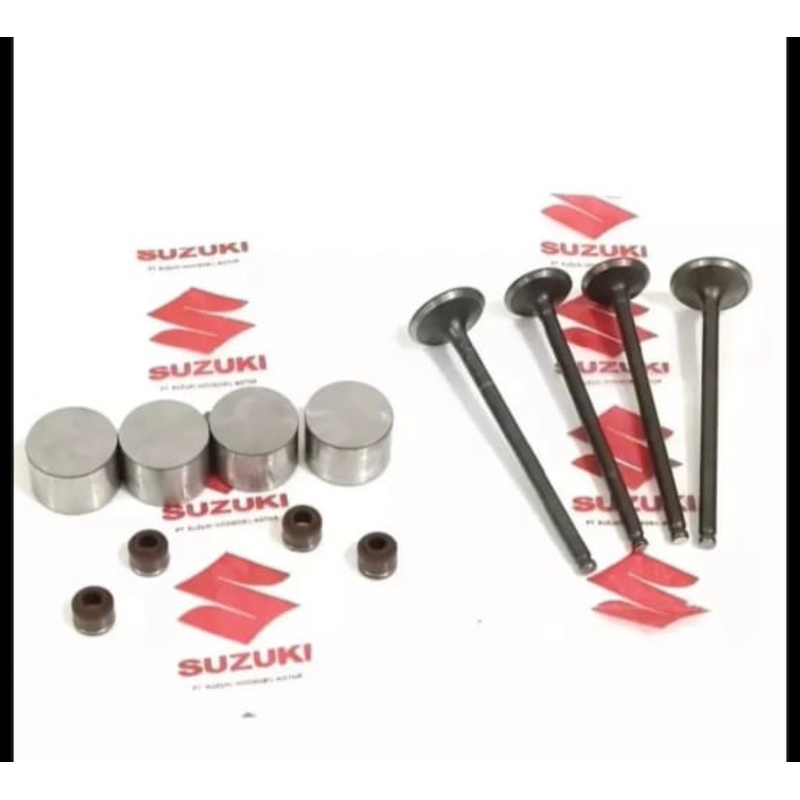 PAYUNG KLEP SET TAPED SIM SEAL KLEP KOMPLIT 12pcs SUZUKI SATRIA FU 150 OLD CARBU LAMA SGP