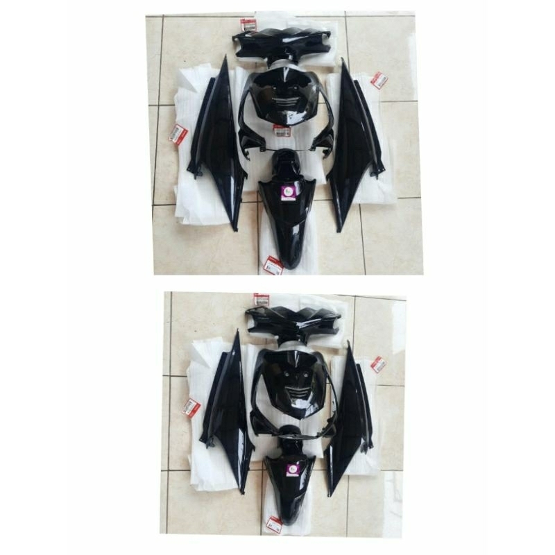 Cover Body halus Full set Hitam beat karbu Ori AHM