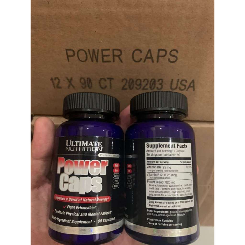 Ultimate Nutrition Power Caps Powercaps isi 90 Caps