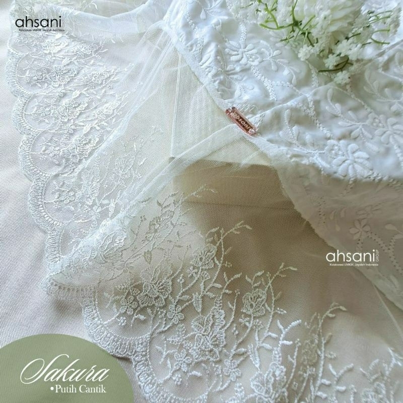 Mukena Ahsani Sakura Sutra Super