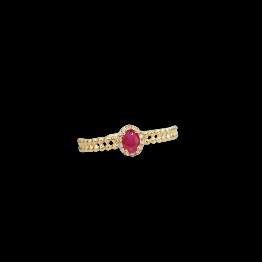 Unheard Of - Pyro Ring Cincin Wanita Perak Asli Anti Karat 18k Gold Plated S925 Sterling Silver 925 