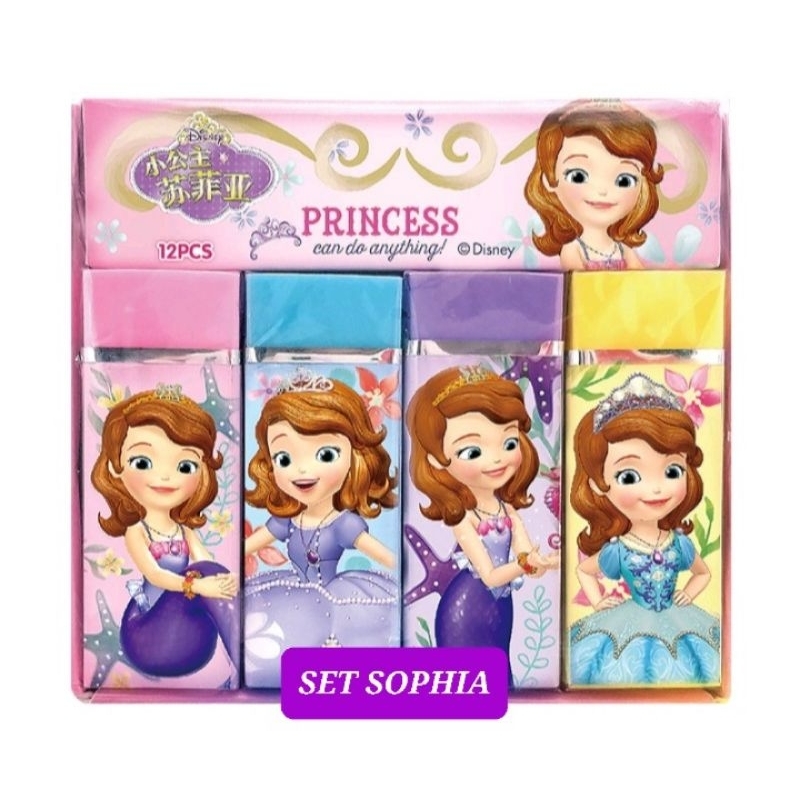 

penghapus anak sofia penghapus princess penghapus spiderman avengers stationery set eraser princess spiderman