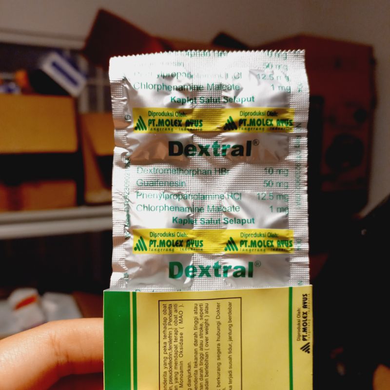 DEXTRAL TABLET ISI 10 | BATUK PILEK FLU RADANG PATEN DEWASA DAN ANAK ANAK