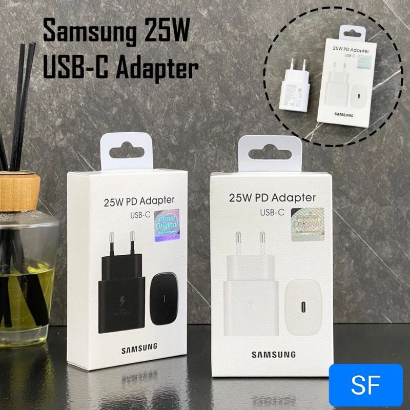 ( ORI ) Casan Batok Kepala Charger Samsung Galaxy 25Wat M23 M33 M53 A53 A33 A73 5G 45wat Original Fa