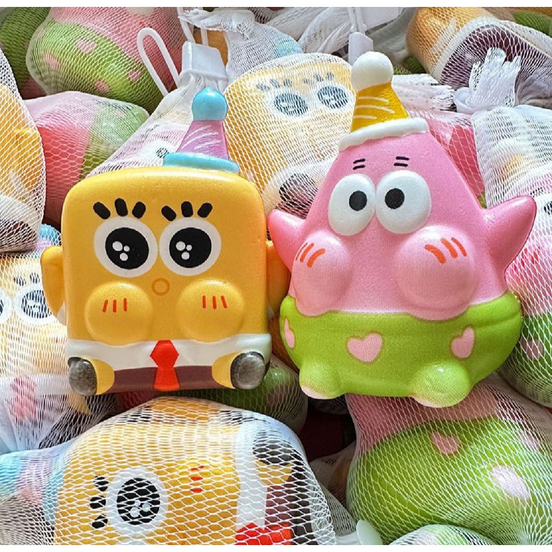 mainan squishy SpongeBob dan Patrick