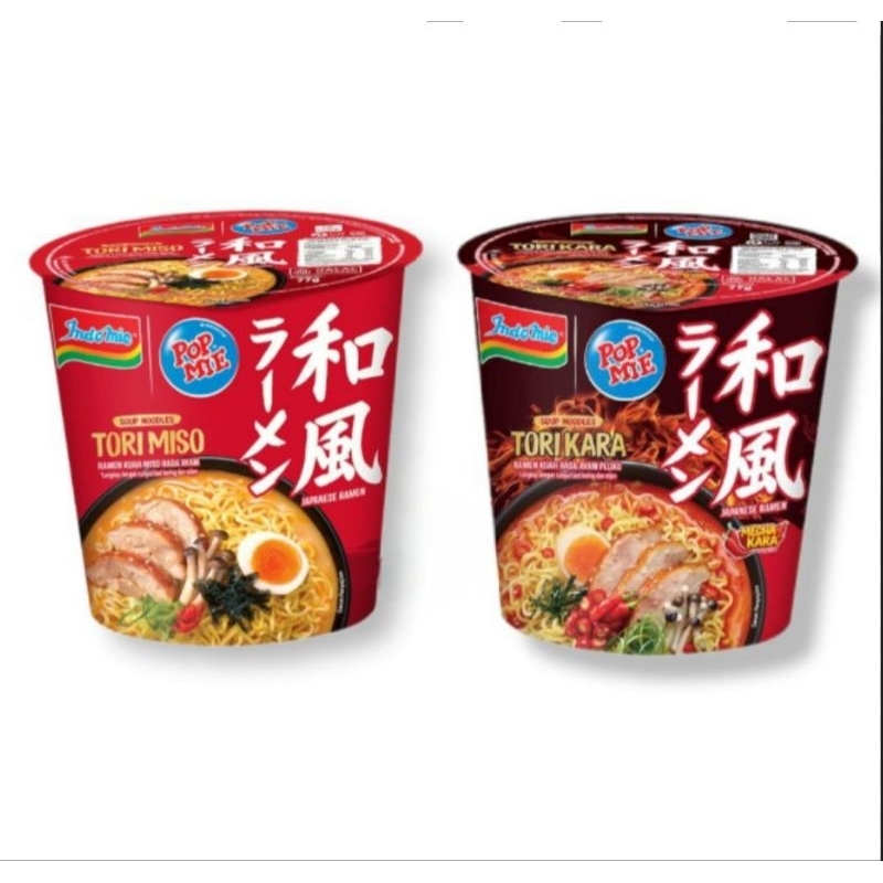 

Popmie indomie kuah cup