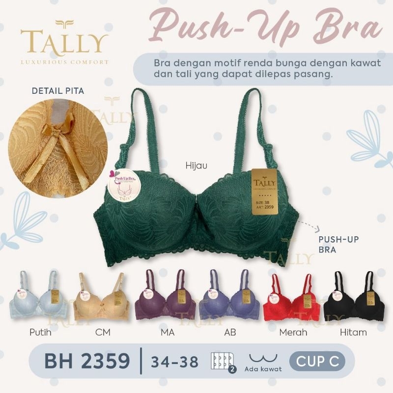 BRA TALLY BH2359 PUSH UP BRA BUSA TEBAL ADA KAWAT