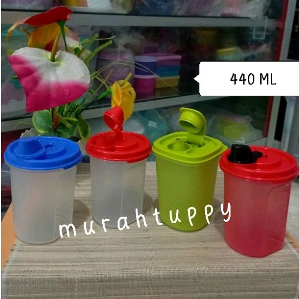 Botol kecap stor pour / Ezy pour 440 ml tupperware eceran 1 pcs