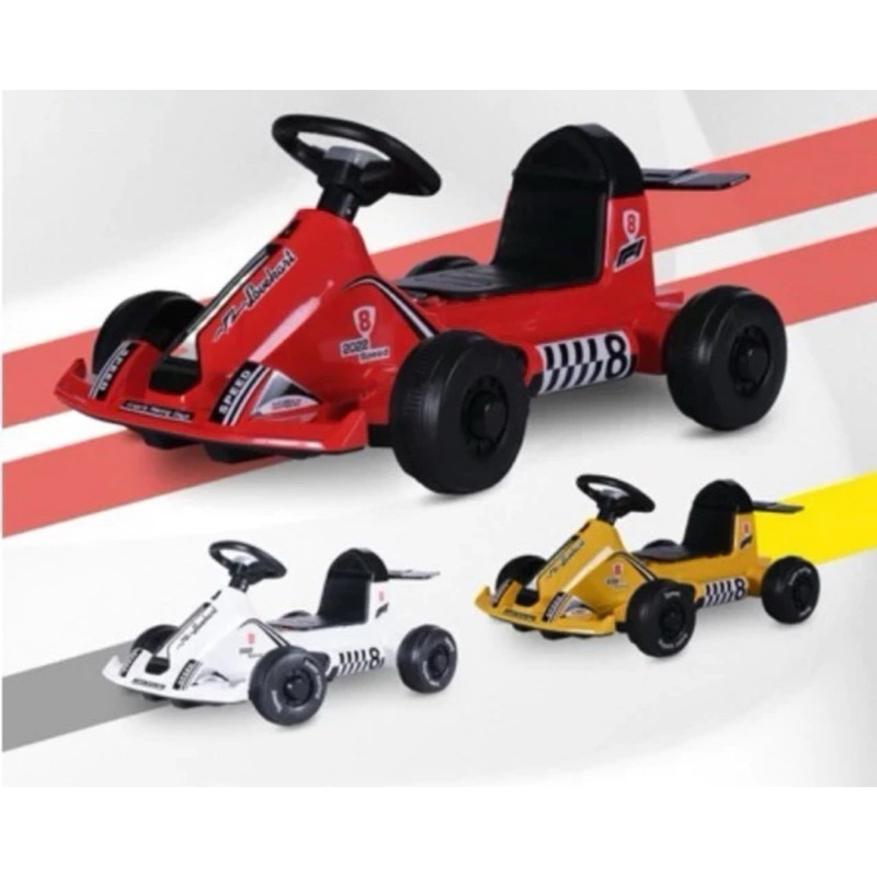 RIDE ON MOBIL MOBILAN AKI GO KART BALAP RACE CAR DORONG SETIR BOMBOMCAR BUMPER CAR PLAYGROUND MAINAN