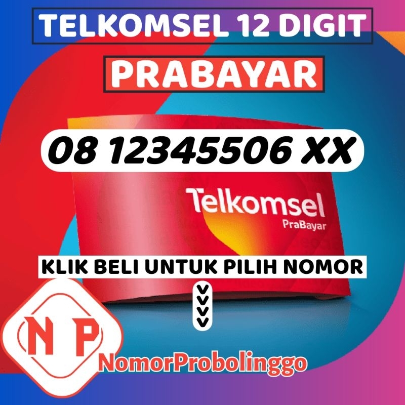 Kartu Perdana Telkomsel Nomor Cantik Seri Urut 12345 Rapi Combo Sakti Simpati As Loop Murah
